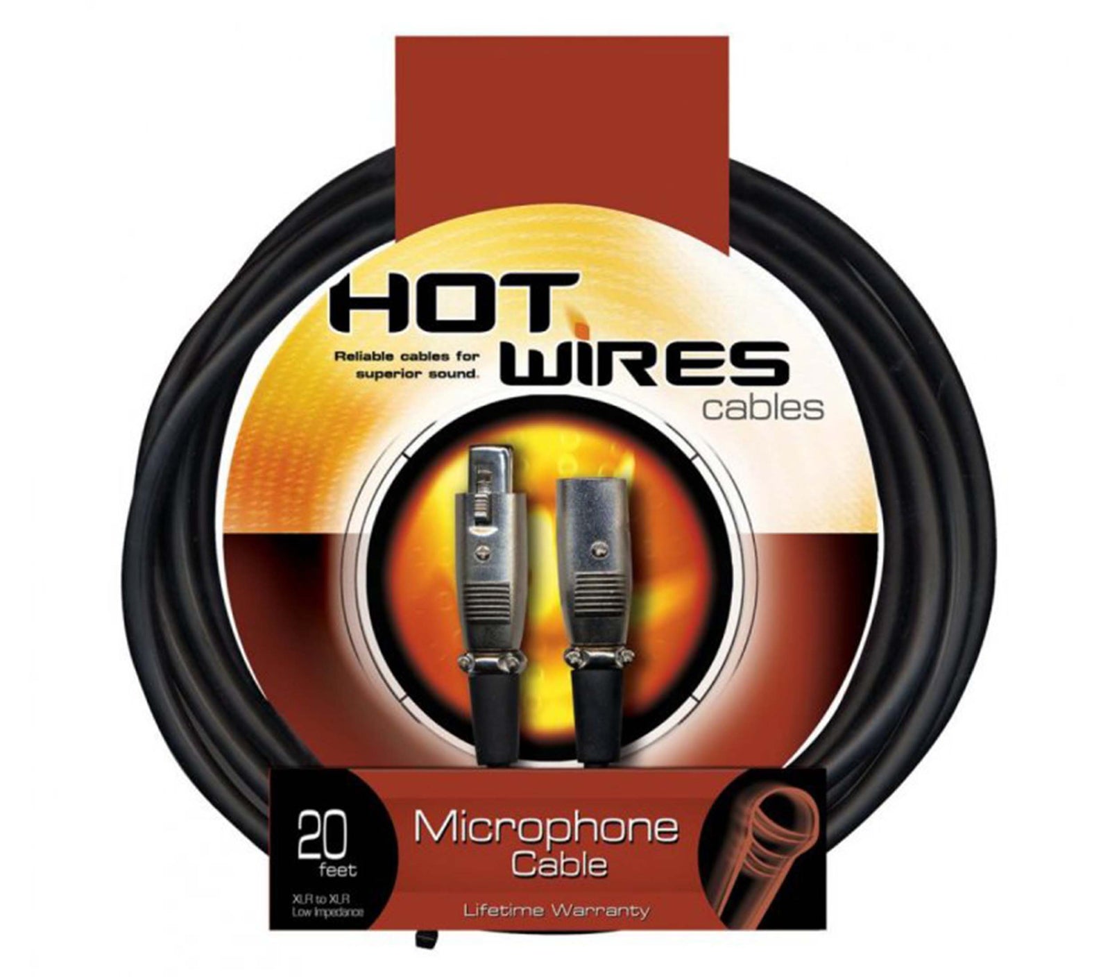 On-Stage MC12-20XLR-HW 20’ Microphone Cable - XLR to XLR by On-Stage