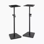 On-Stage SMS7500B Wood Studio Monitor Stands - Black, Pair by On-Stage