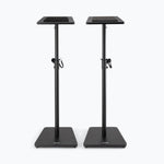 On-Stage SMS7500B Wood Studio Monitor Stands - Black, Pair by On-Stage