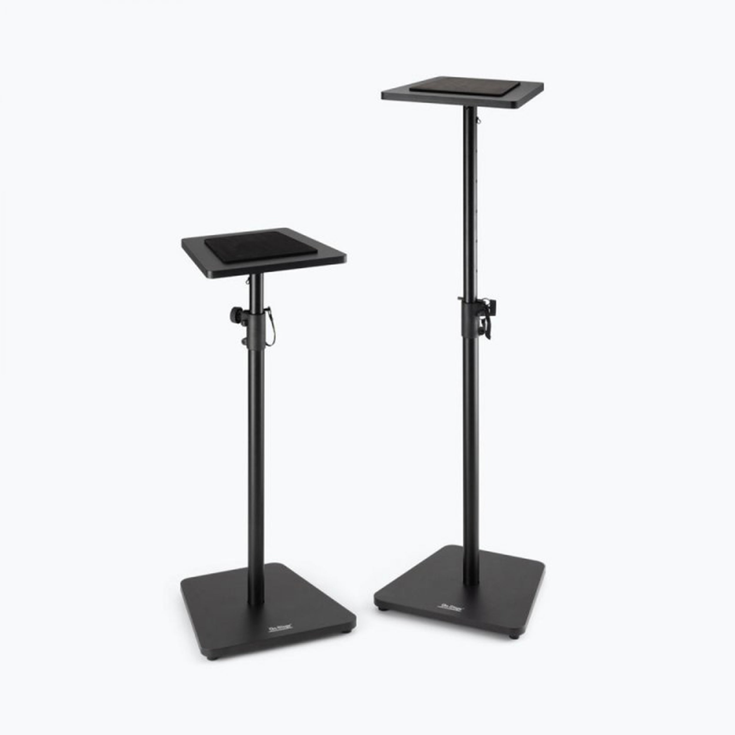 On-Stage SMS7500B Wood Studio Monitor Stands - Black, Pair by On-Stage