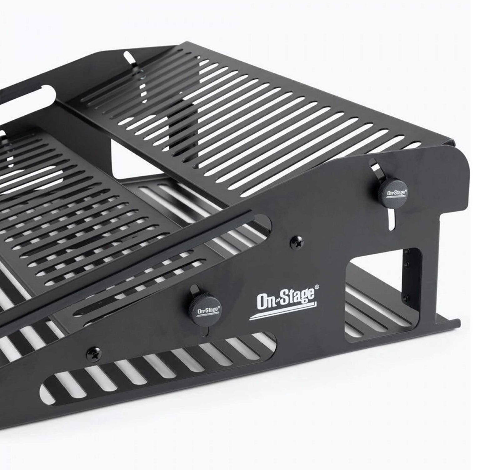 On-Stage SR5 2RU Synth Rack - Black by On-Stage