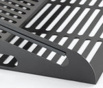 On-Stage SR5 2RU Synth Rack - Black by On-Stage