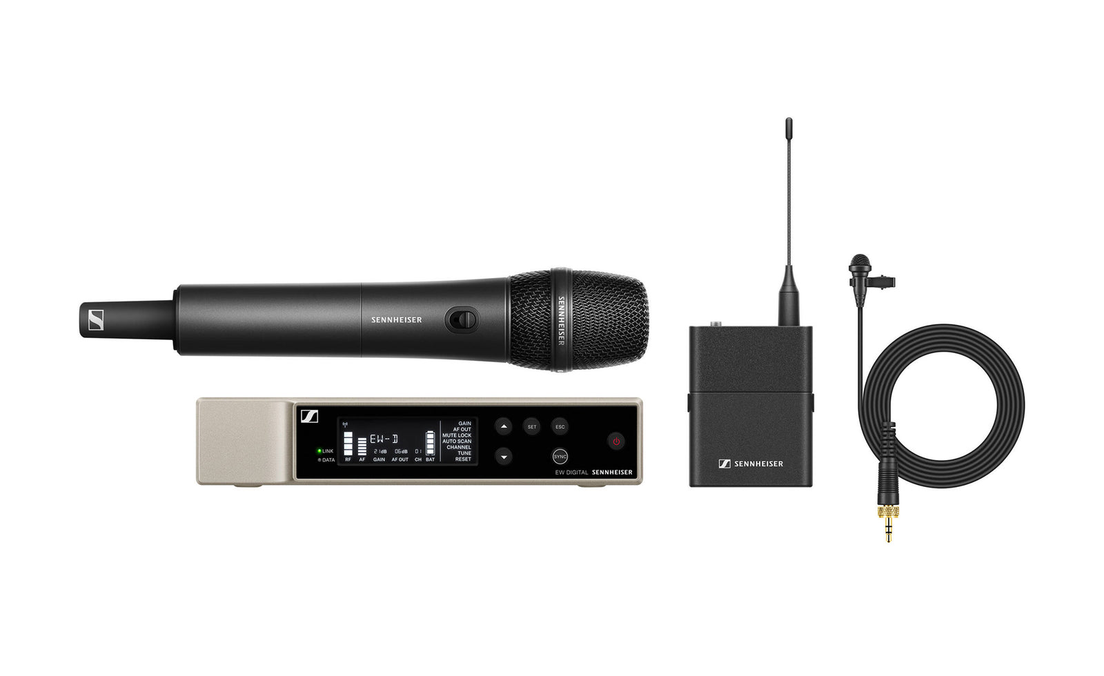 Sennheiser EW-D ME2/835-S SET (R4-9) Digital Wireless Combo Microphone System - R4-9: 552 to 607 MHz by Sennheiser