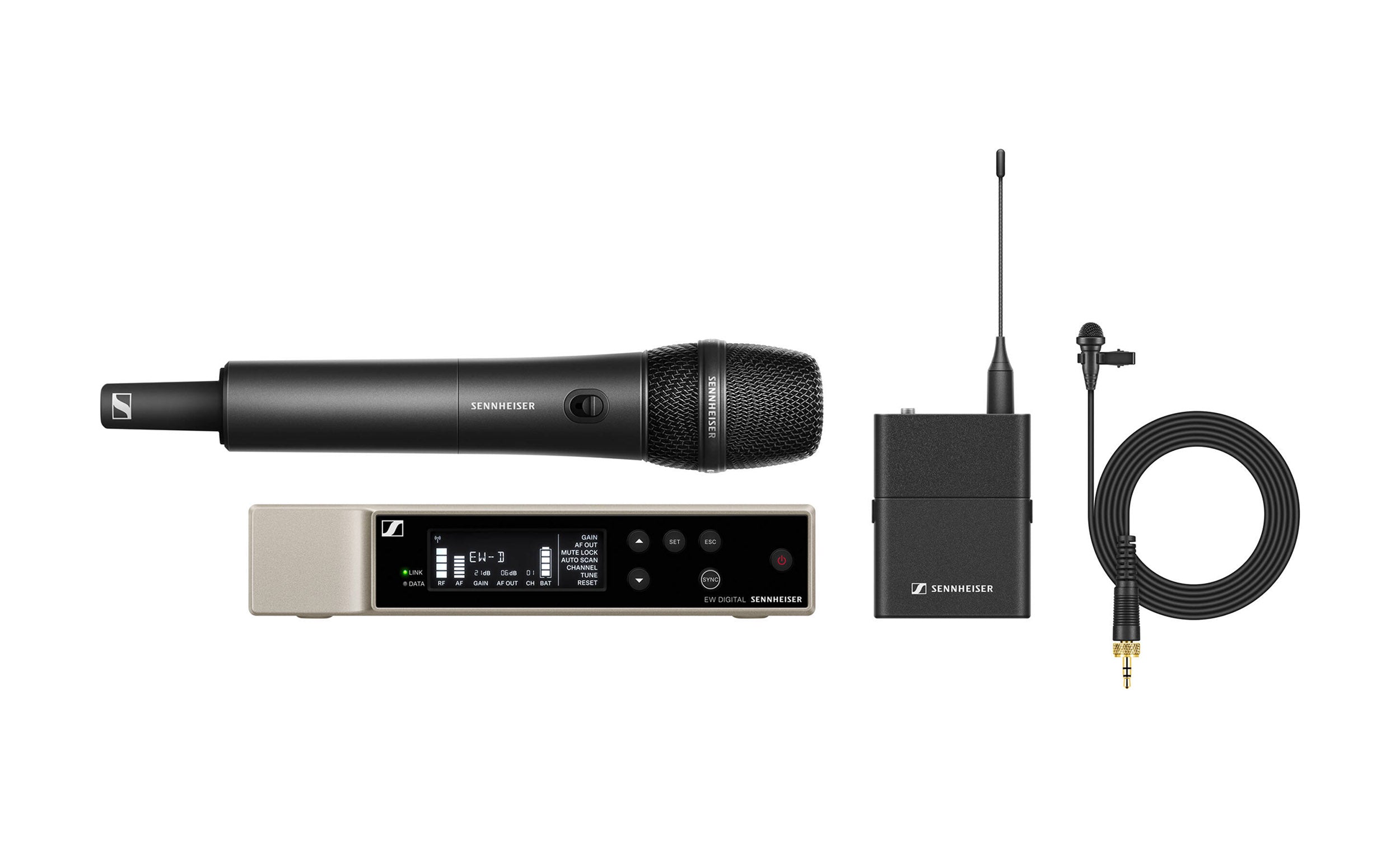 Sennheiser EW-D ME2/835-S SET (R4-9) Digital Wireless Combo Microphone System - R4-9: 552 to 607 MHz by Sennheiser