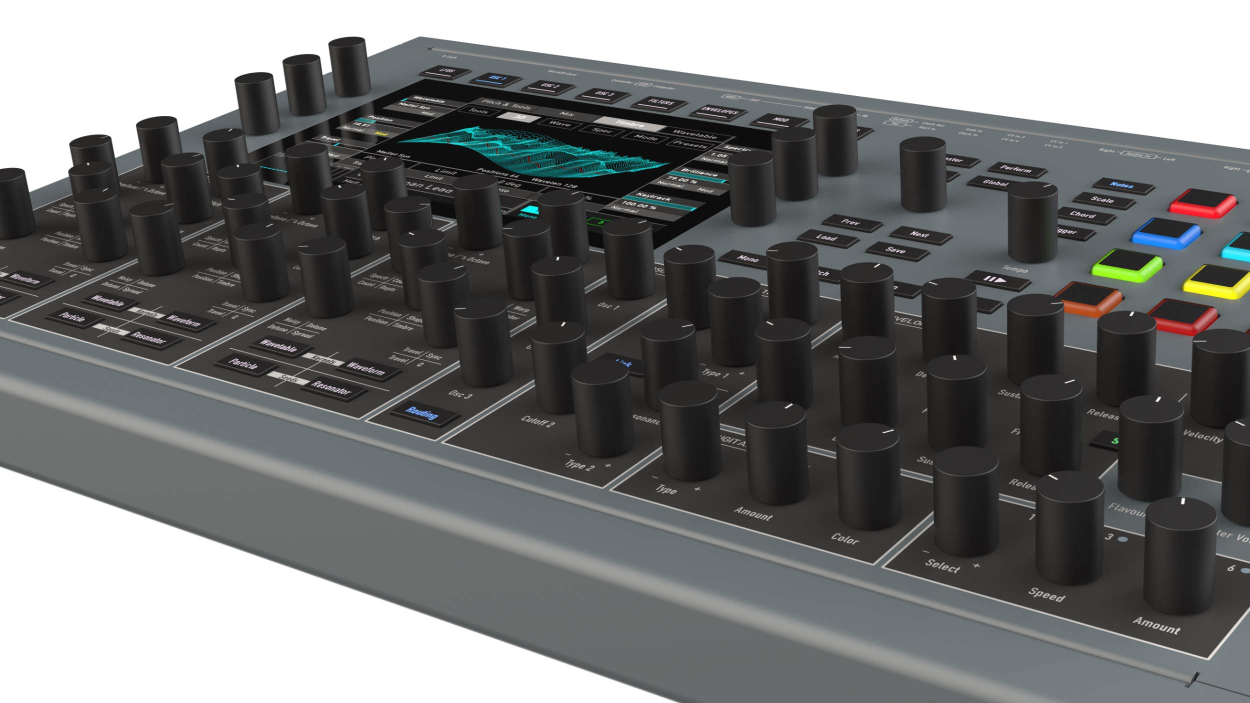 Waldorf Iridium Desktop MK2 Digital Polyphonic Synthesizer by Waldorf