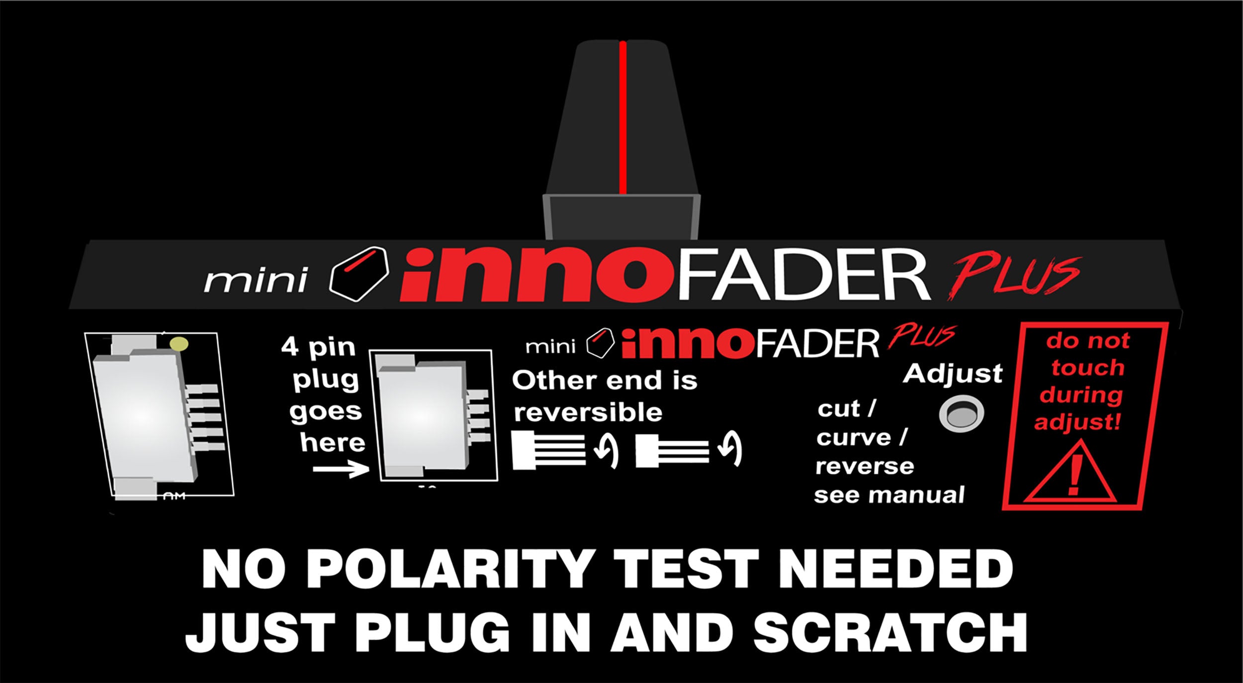 Mini InnoFader Plus Crossfader for Controllers & VCA Mixers