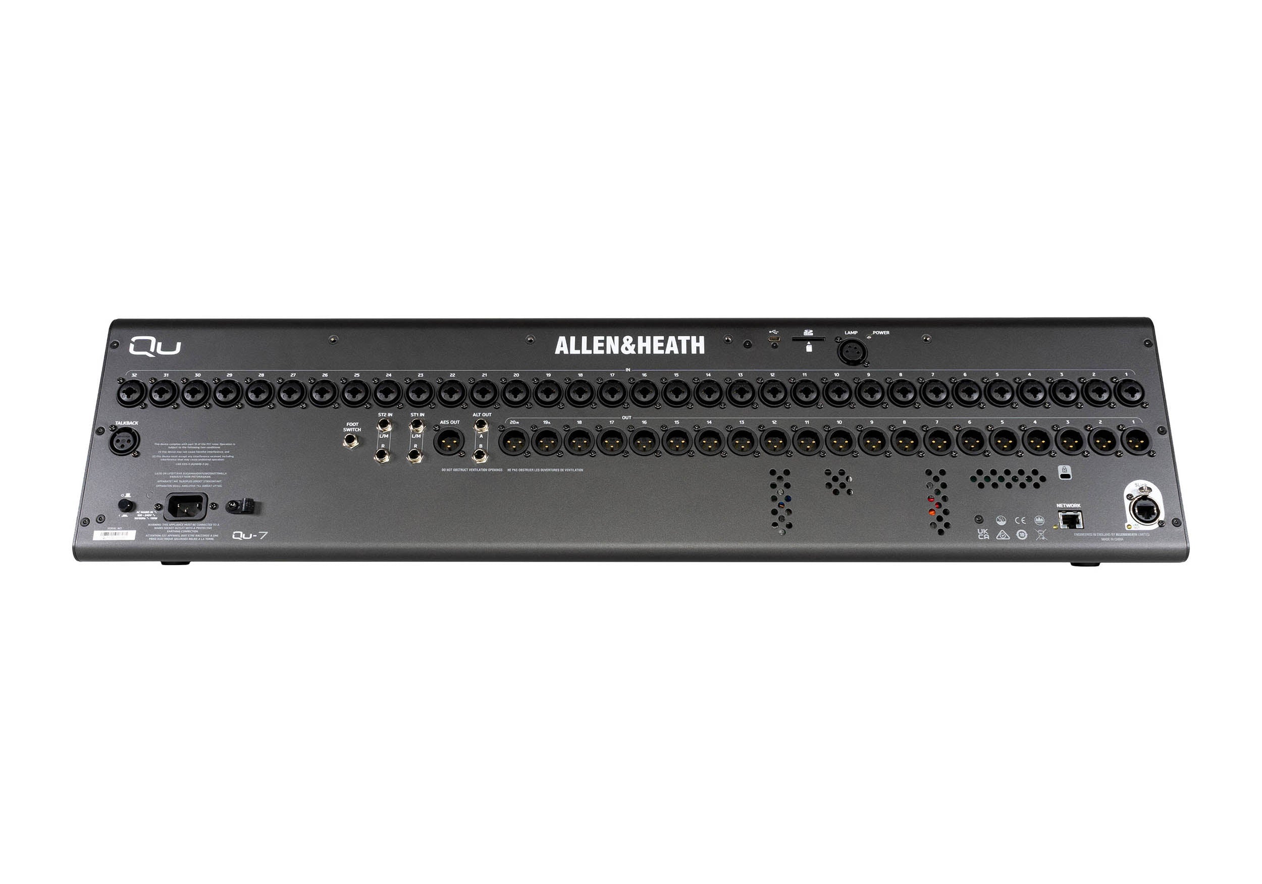 B-Stock: Allen & Heath Qu-7 Digital Mixer 38 Input / 24 Output - 96kHz XCVI Core by ALLEN & HEATH