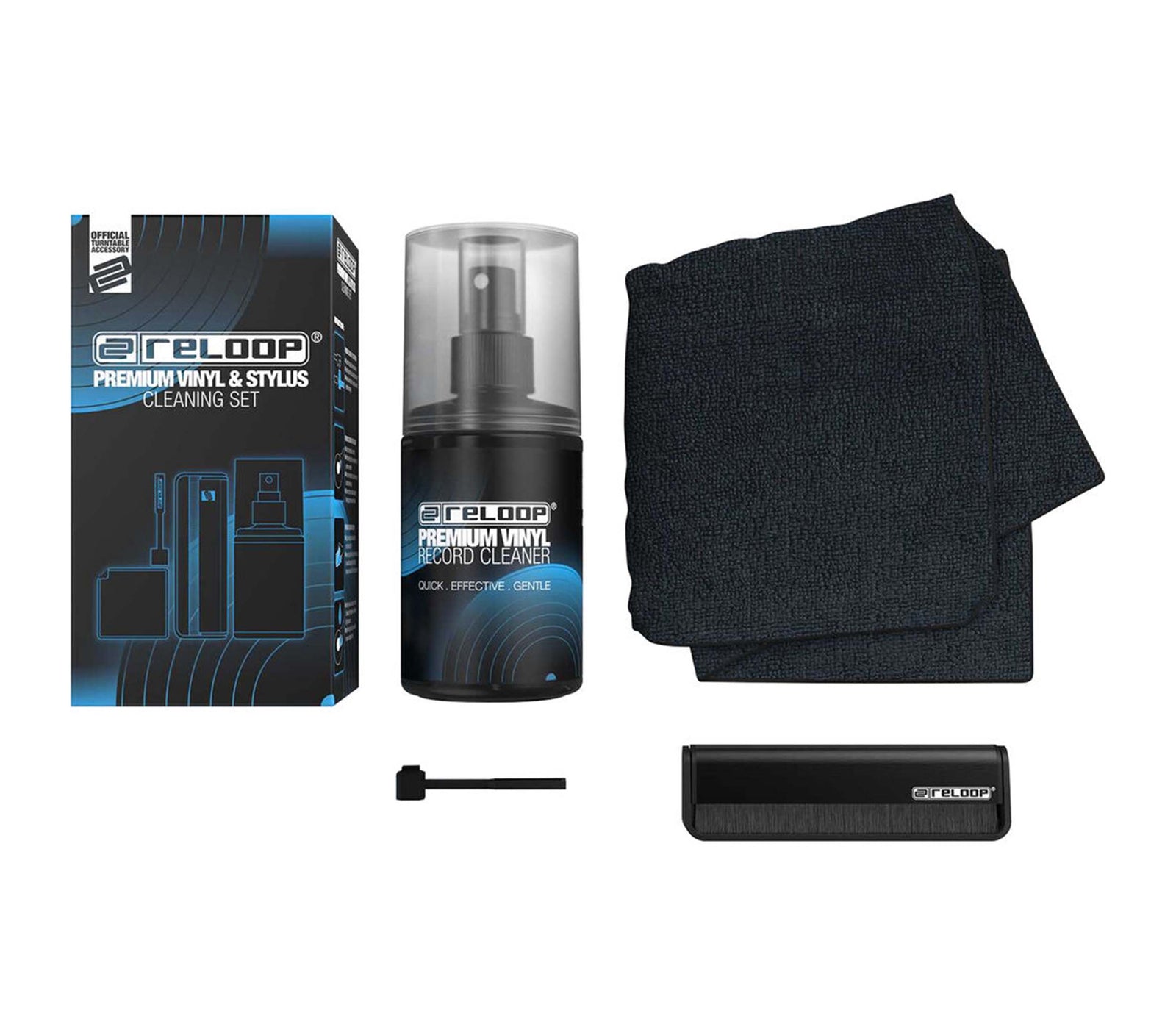 Reloop Premium Vinyl & Stylus Cleaning Set by Reloop