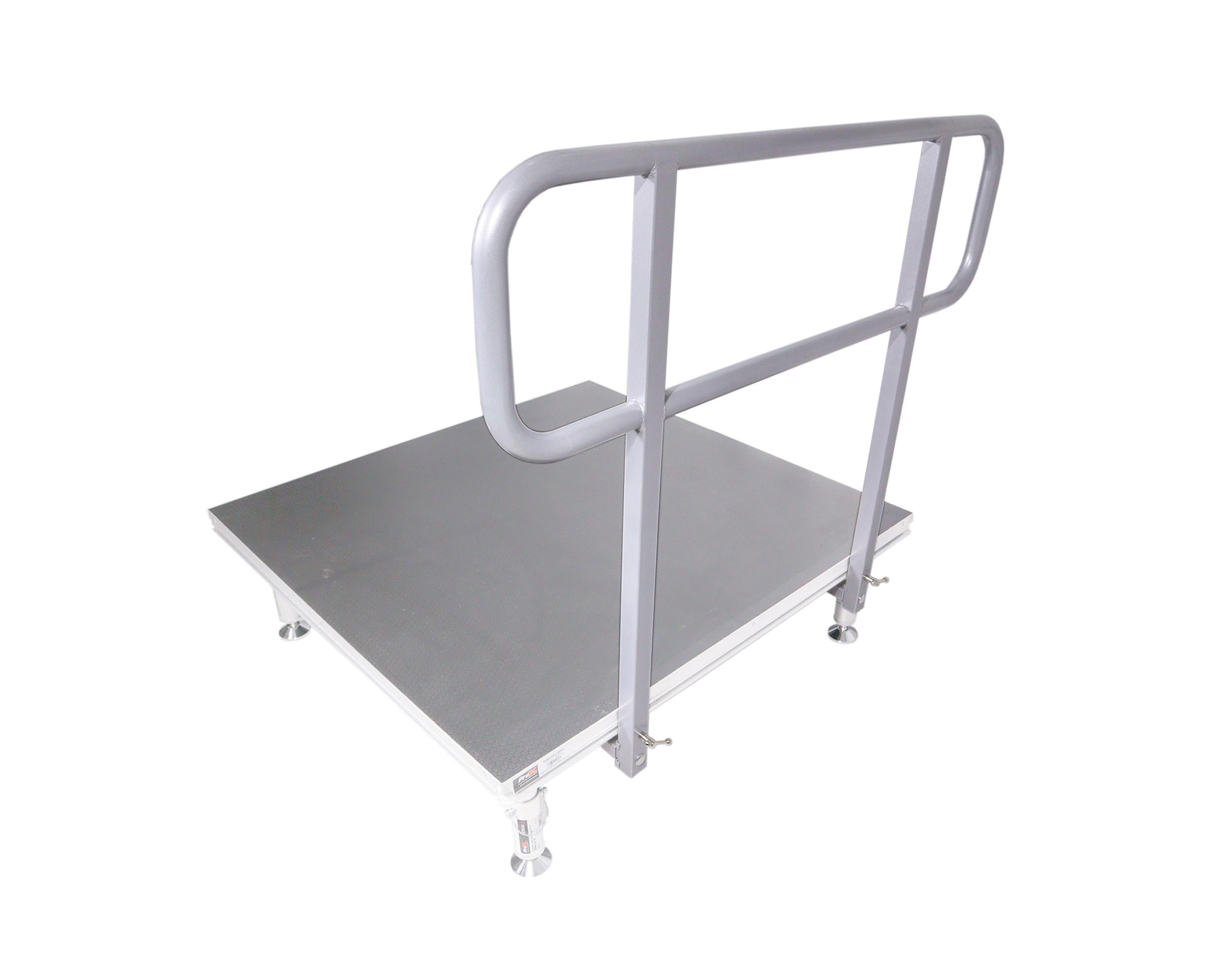 ProX XSQ-GR4FTPRO MK4, 4 Ft Professional Single Guard Rail for StageQ Portable Stage Platform by ProX Cases