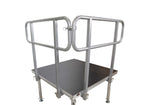 ProX XSQ-GR4FTPRO MK4, 4 Ft Professional Single Guard Rail for StageQ Portable Stage Platform by ProX Cases