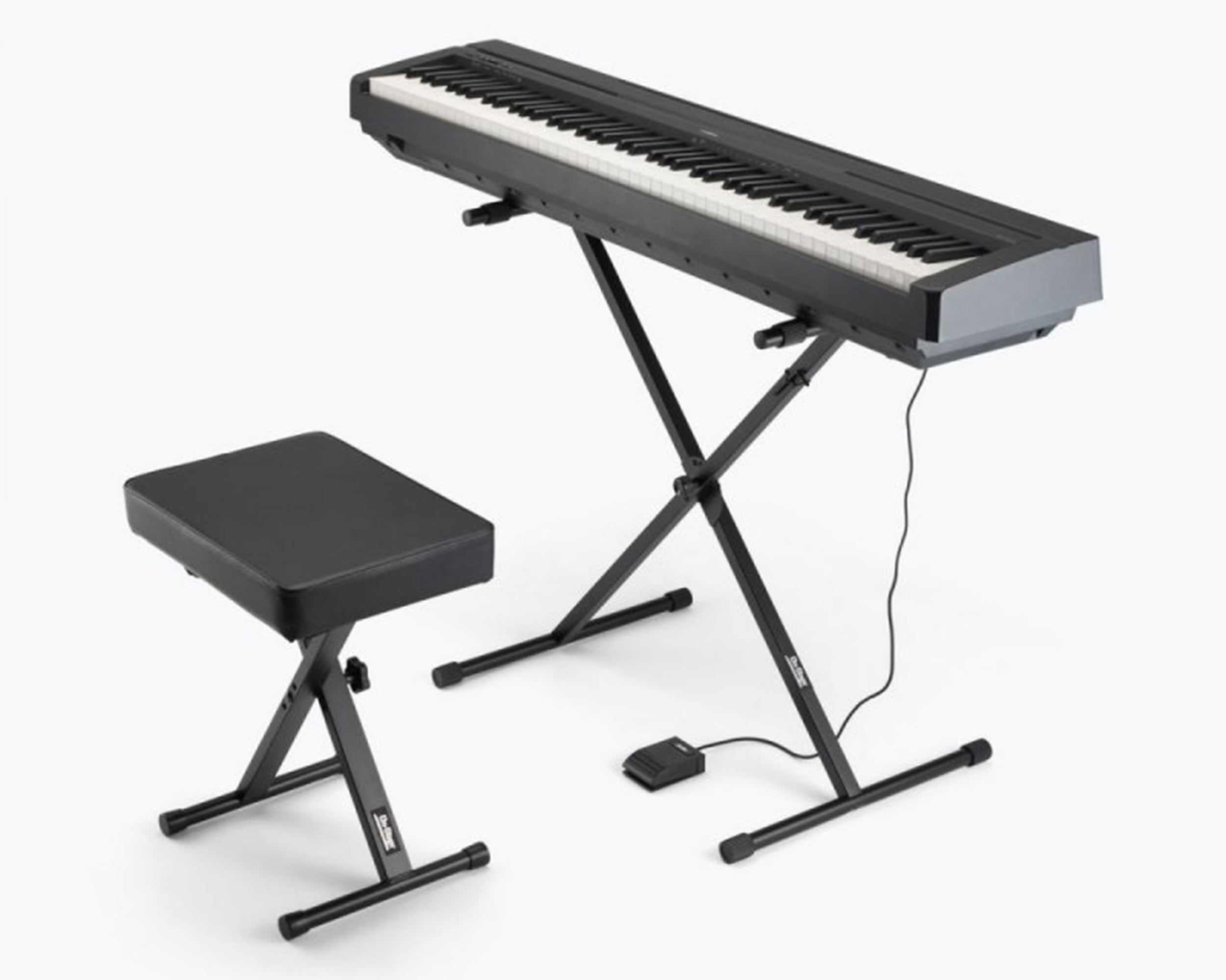 On-Stage KPK6520BB Keyboard Stand and Bench Pack with Keyboard Sustain Pedal by On-Stage