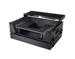 ProX XS-U2915WLTBL2ULED Flight Road Case for Pioneer DDJ-FLX10, REV5 and REV7 DJ Controller with Laptop Shelf Wheels LED Black Finish - 2 RU by ProX Live Performance Gear