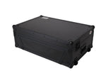 ProX XS-U2915WLTBL2ULED Flight Road Case for Pioneer DDJ-FLX10, REV5 and REV7 DJ Controller with Laptop Shelf Wheels LED Black Finish - 2 RU by ProX Live Performance Gear