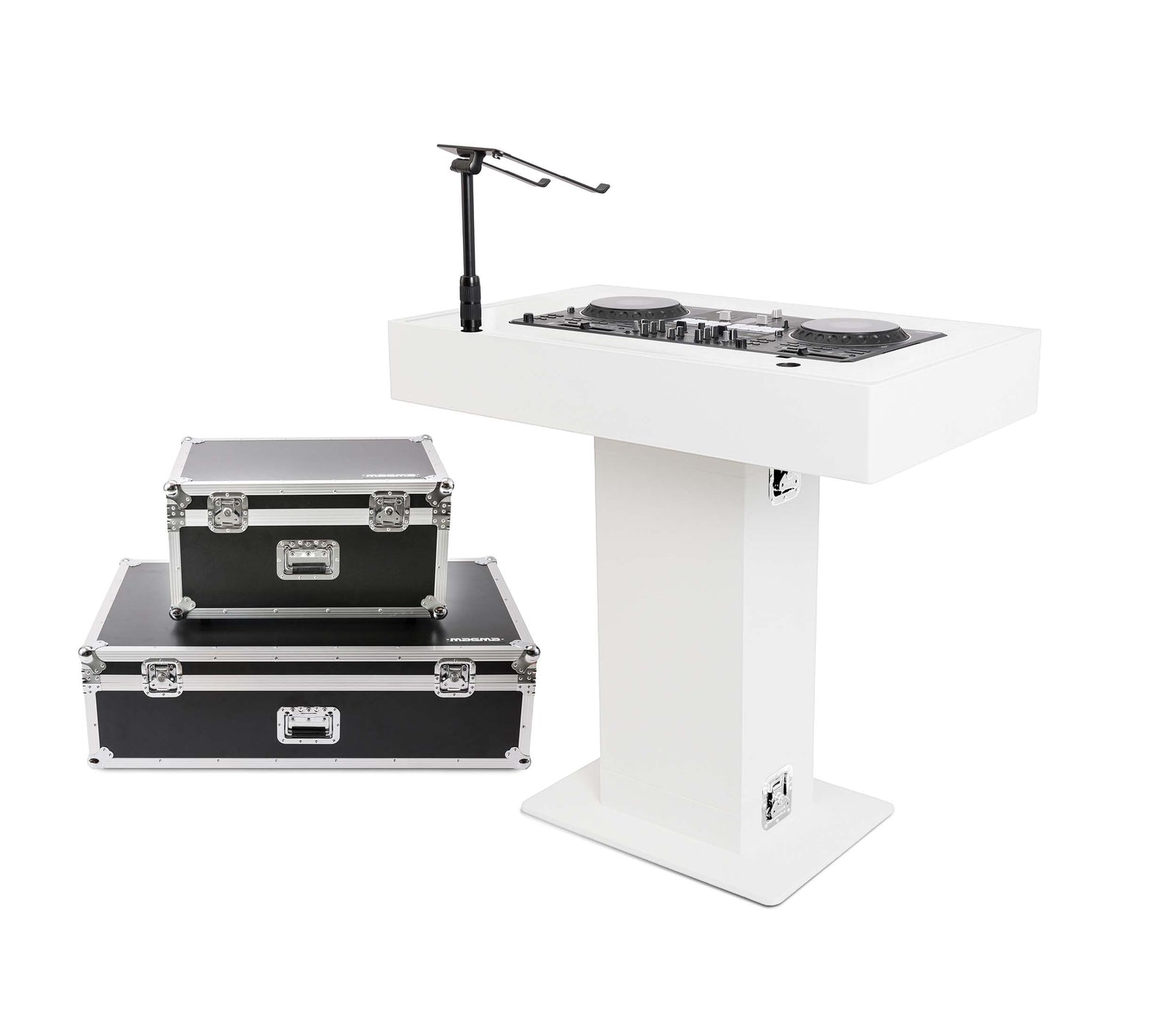 Magma MGA51000 Groove Terminal in White with Two Road Cases by MAGMA