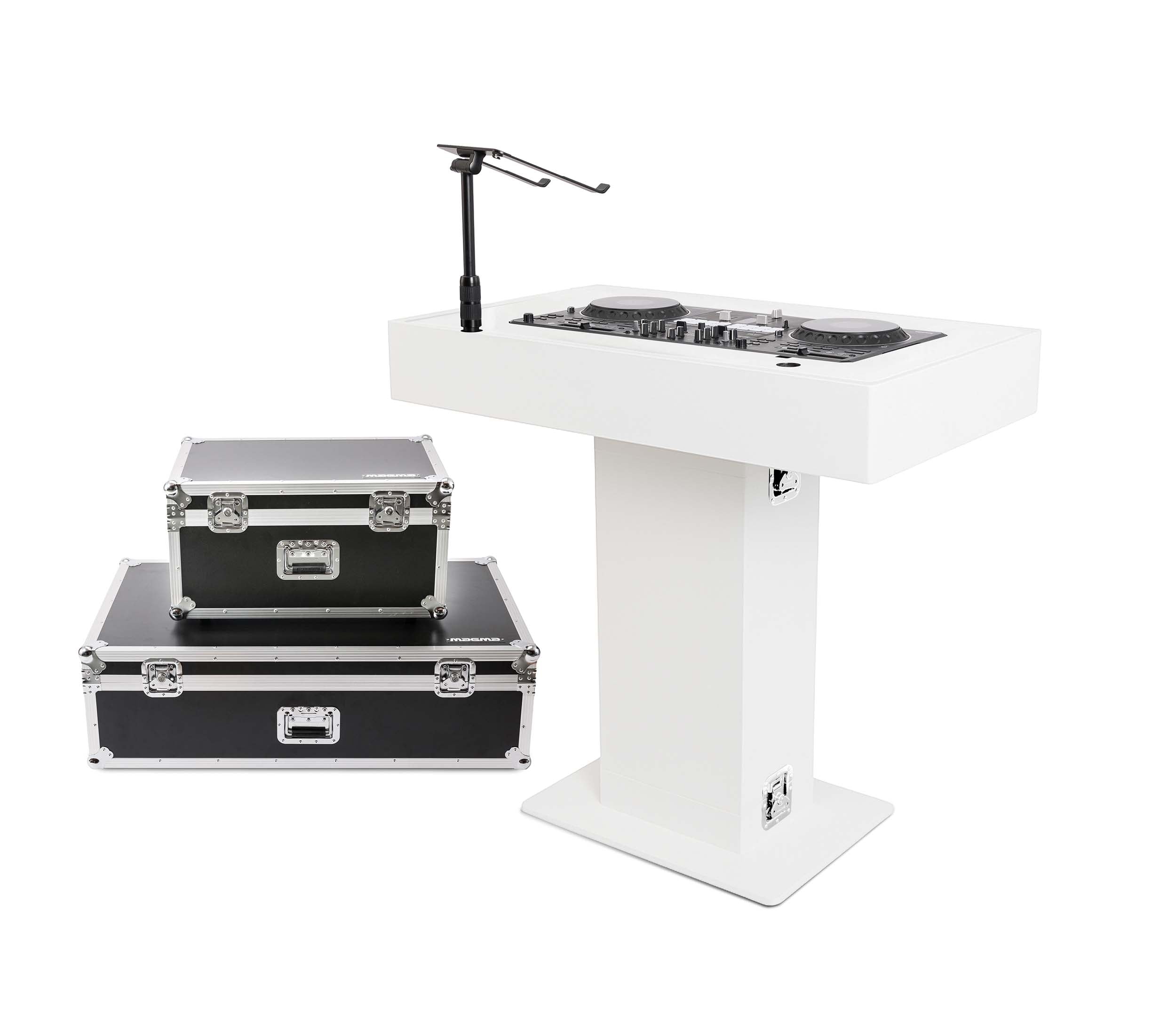 Magma MGA51000 Groove Terminal in White with Two Road Cases by MAGMA