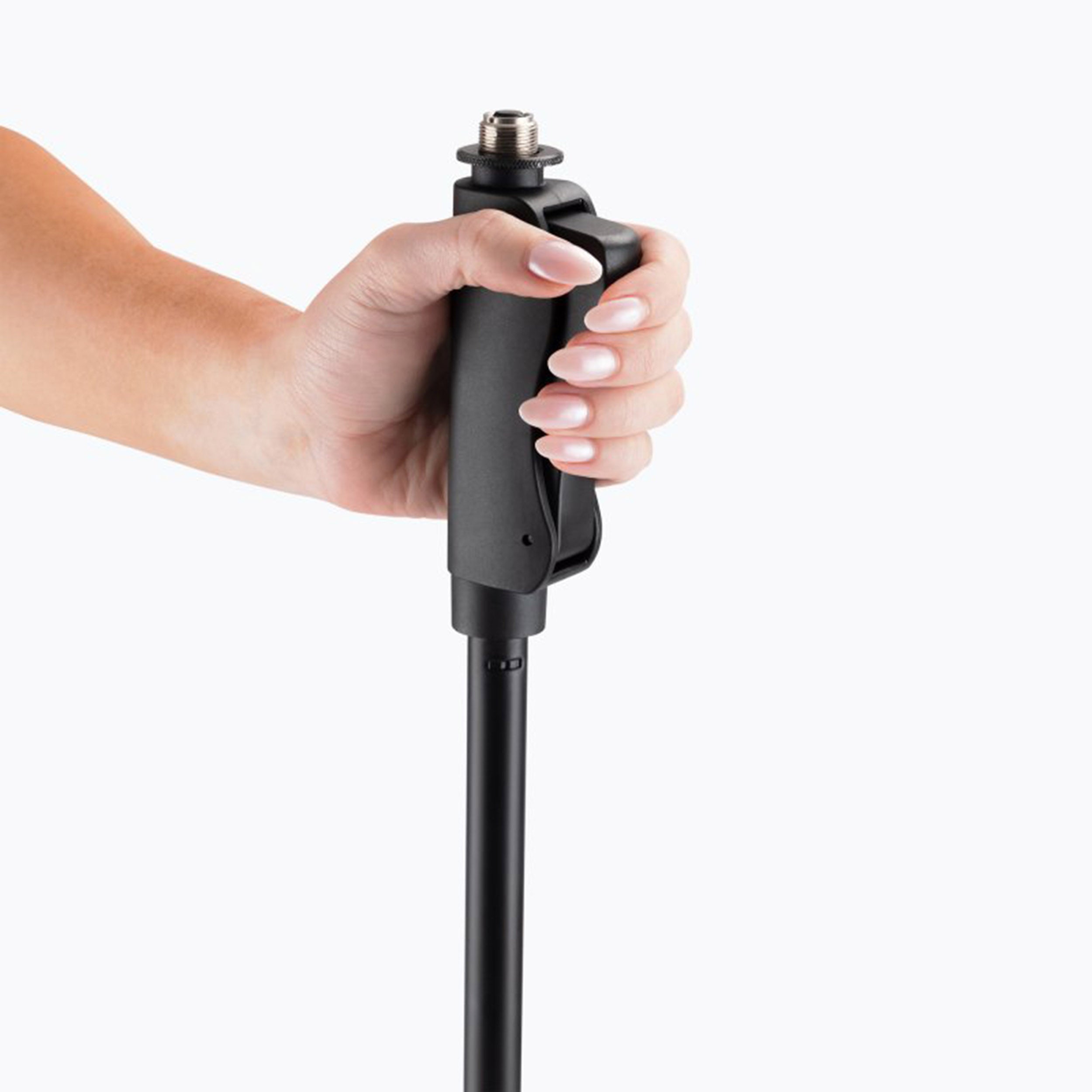 On-Stage MS7540 One-Handed Mic Stand with Tripod Base by On-Stage