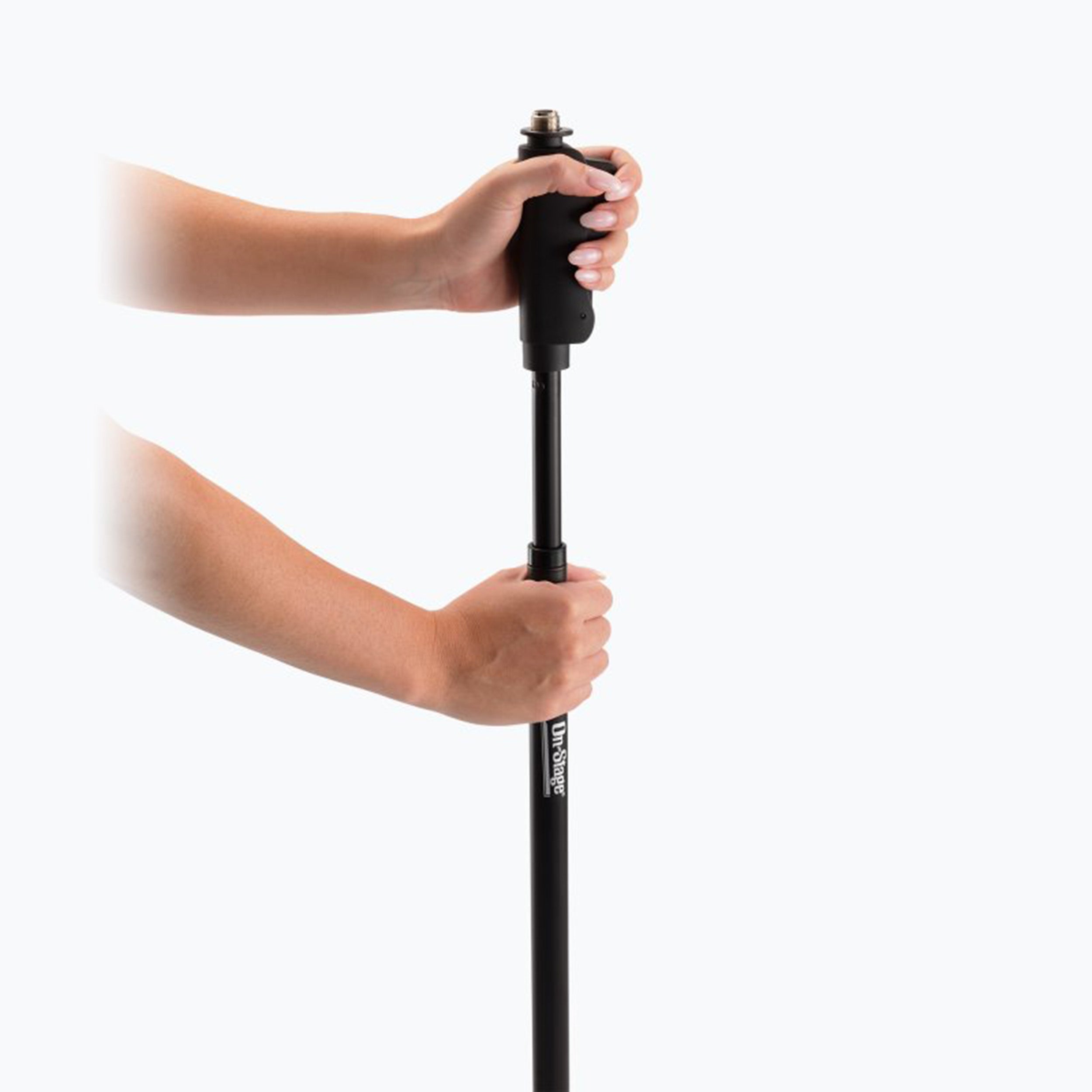 On-Stage MS9510 Production-Grade One-Handed Mic Stand with Round Base by On-Stage