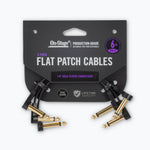 On-Stage OSPRO-FPC-3 Production-Grade Flat Patch Cables, 3-Pack by On-Stage