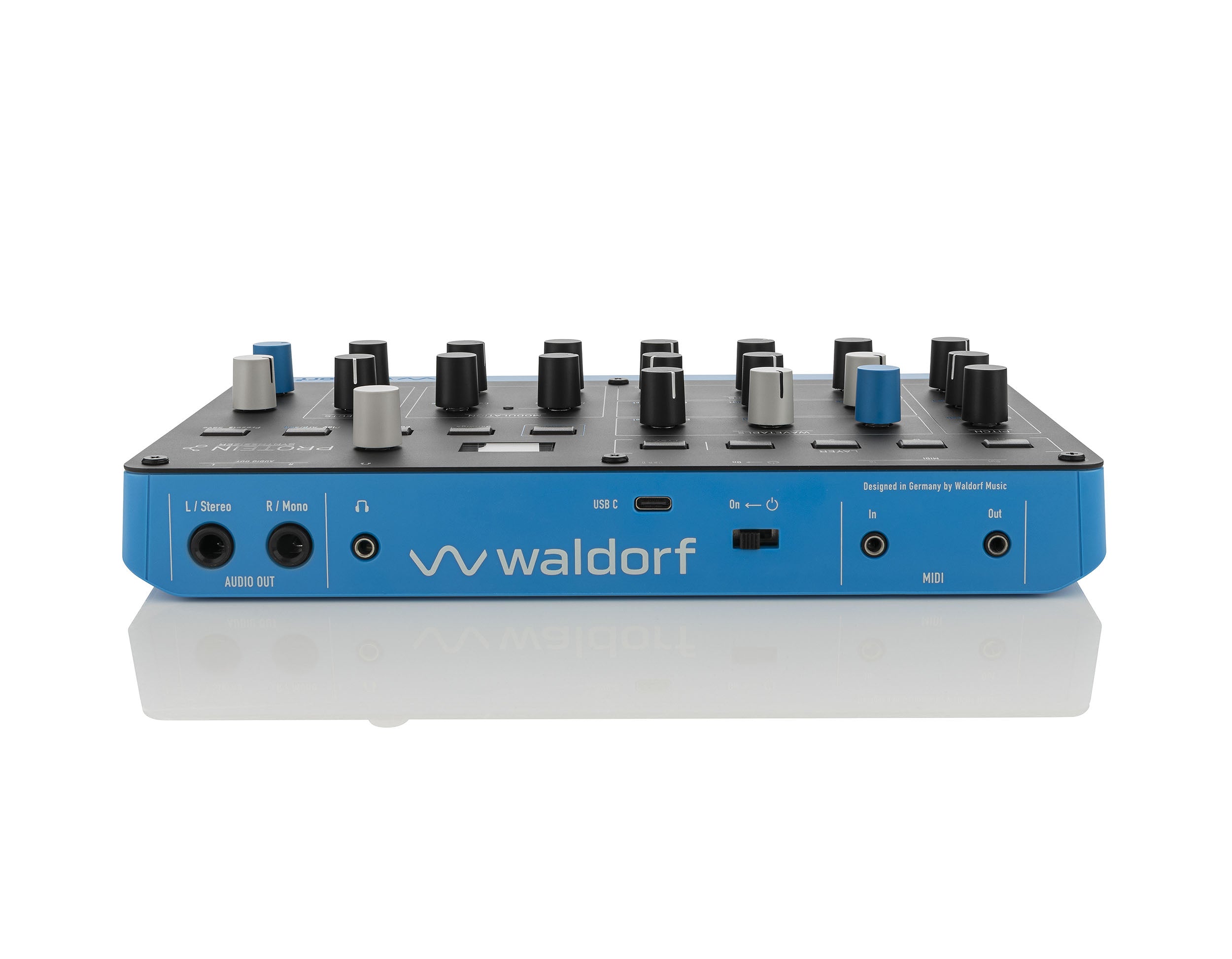 Waldorf Protein Compact 8 Voice Polyphonic Authentic Wavetable Synthesizer with MIDI & USB by Waldorf
