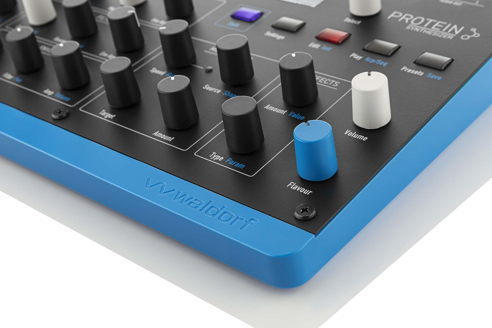 Waldorf Protein Compact 8 Voice Polyphonic Authentic Wavetable Synthesizer with MIDI & USB by Waldorf