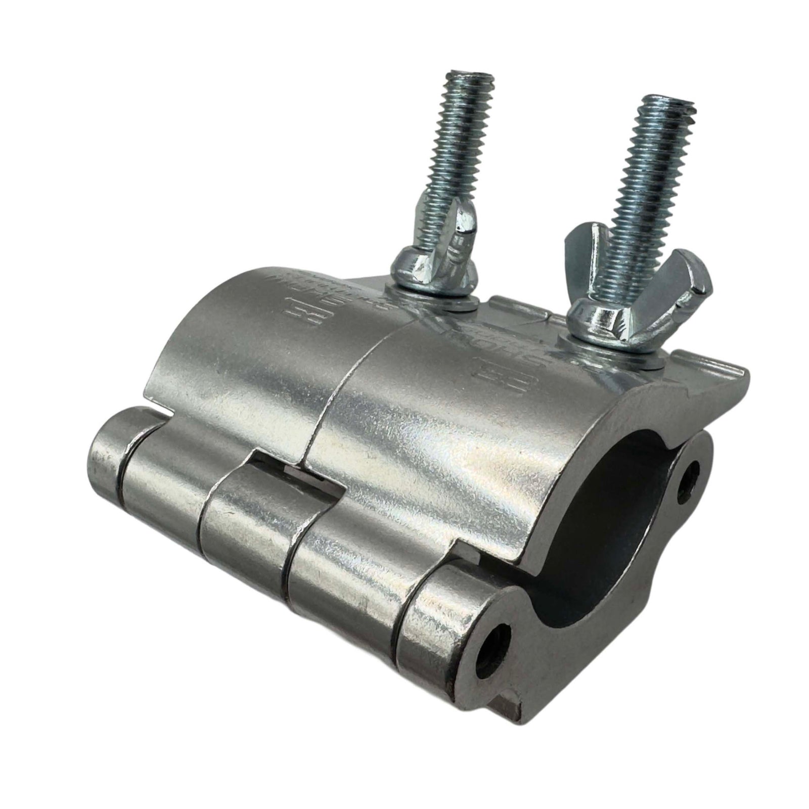 Odyssey LACP100 Dual Pipe Clamp, Fits 1.5 - 2" Tube, 1102 lbs Load Capacity, Polished Natural by Odyssey