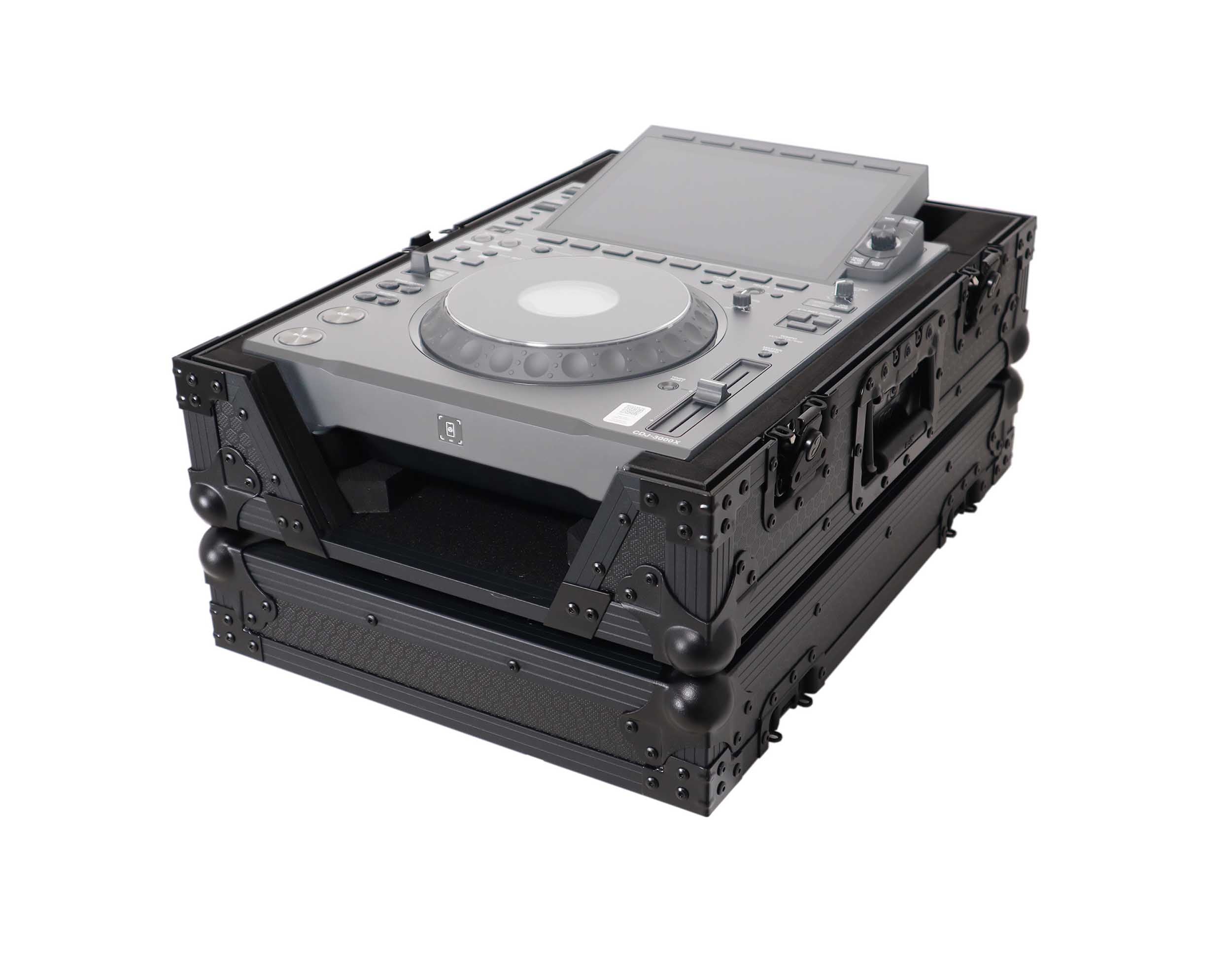 ProX XS-CDXBL ATA Flight Case for AlphaTheta CDJ-3000X and Pioneer CDJ-3000 DJ Media Player with Heavy Duty Protection - Black by ProX Cases