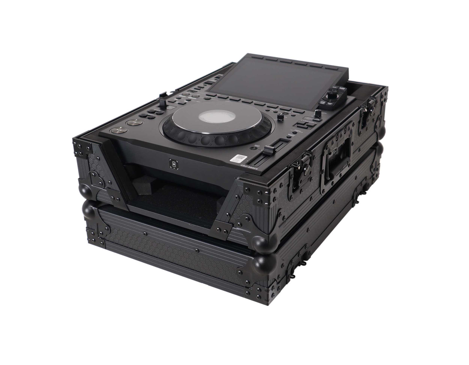 ProX XS-CDXBL ATA Flight Case for AlphaTheta CDJ-3000X and Pioneer CDJ-3000 DJ Media Player with Heavy Duty Protection - Black by ProX Cases