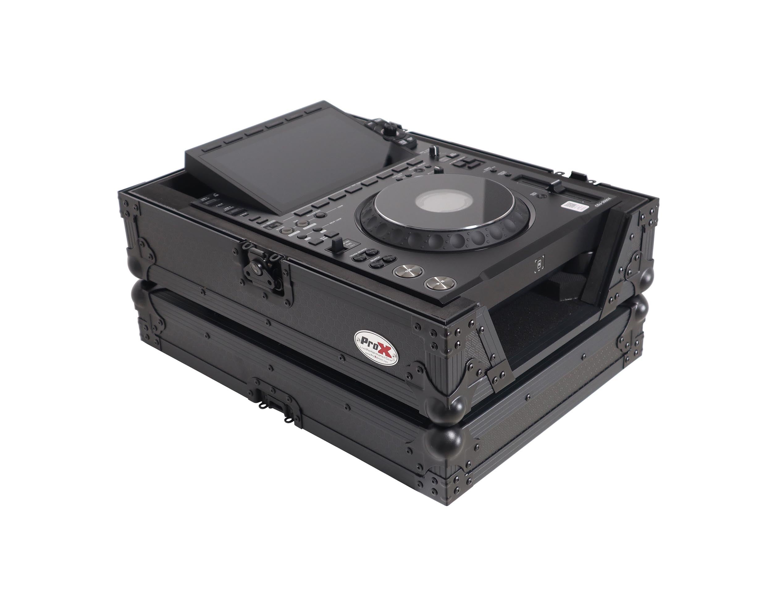 ProX XS-CDXBL ATA Flight Case for AlphaTheta CDJ-3000X and Pioneer CDJ-3000 DJ Media Player with Heavy Duty Protection - Black by ProX Cases