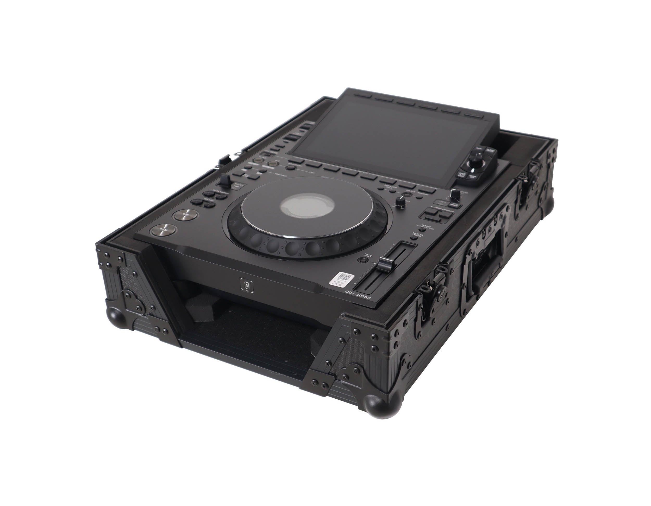 ProX XS-CDXBL ATA Flight Case for AlphaTheta CDJ-3000X and Pioneer CDJ-3000 DJ Media Player with Heavy Duty Protection - Black by ProX Cases