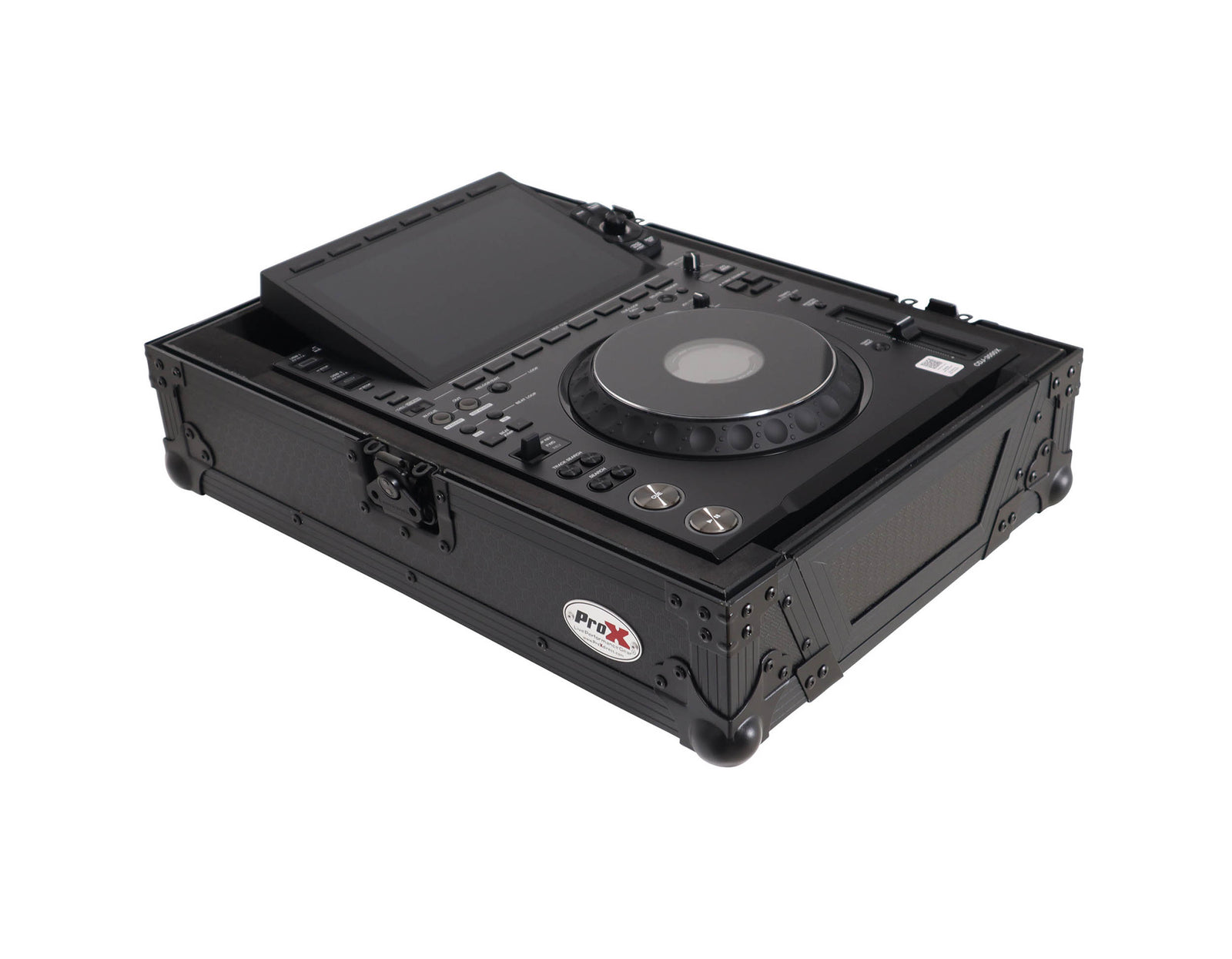ProX XS-CDXBL ATA Flight Case for AlphaTheta CDJ-3000X and Pioneer CDJ-3000 DJ Media Player with Heavy Duty Protection - Black by ProX Cases