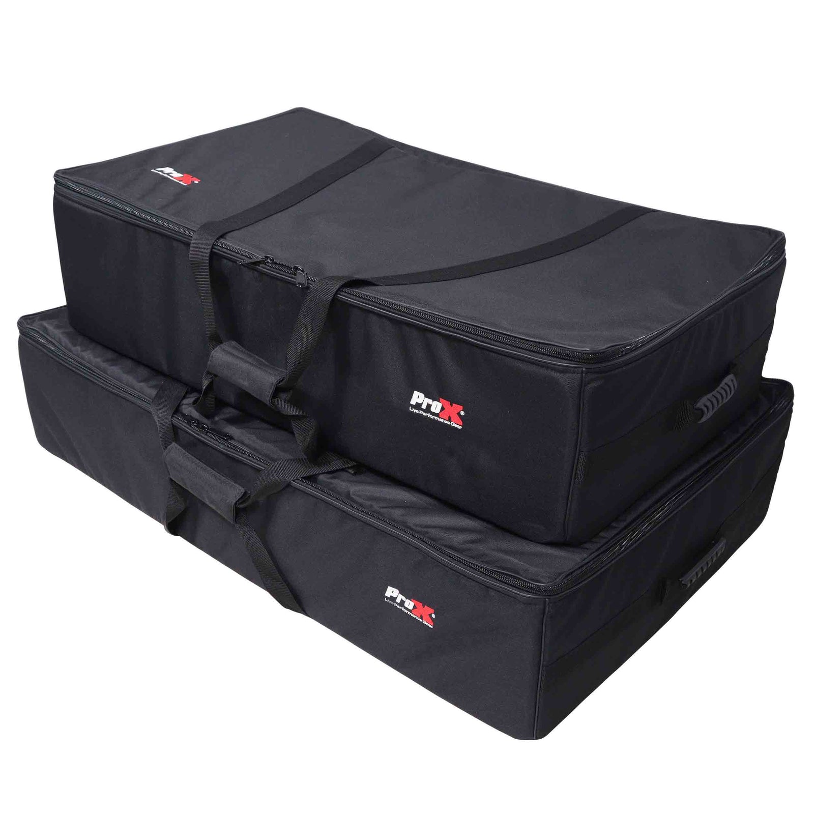 ProX XB-DJCTBAG Set of Two Soft Padded Carrying Travel Bags for ProX Control Tower DJ Podium by ProX Cases