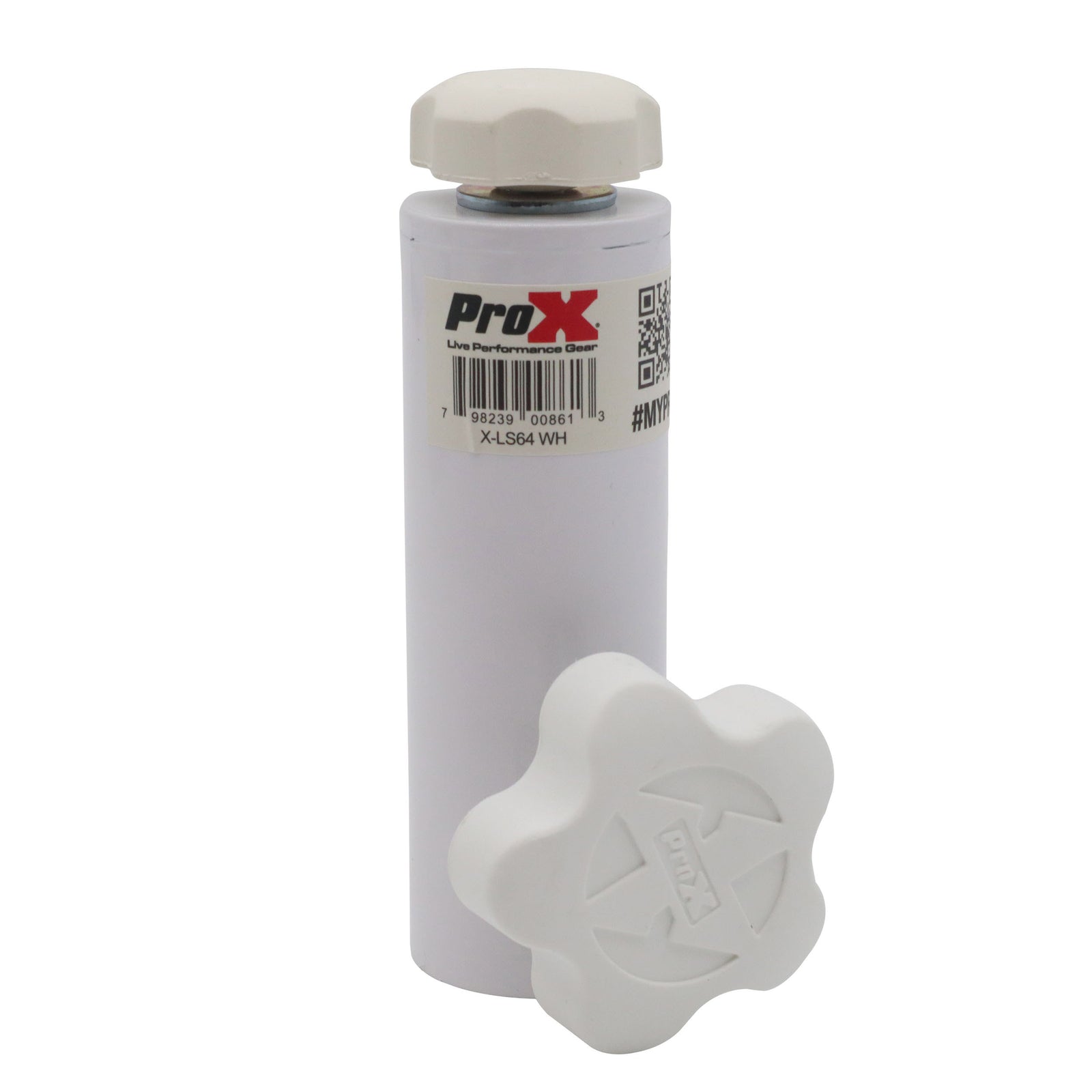 ProX X-LS64WH Universal Compact Single-Stud Lighting Mount, Fits 1-3/8″ - White by ProX