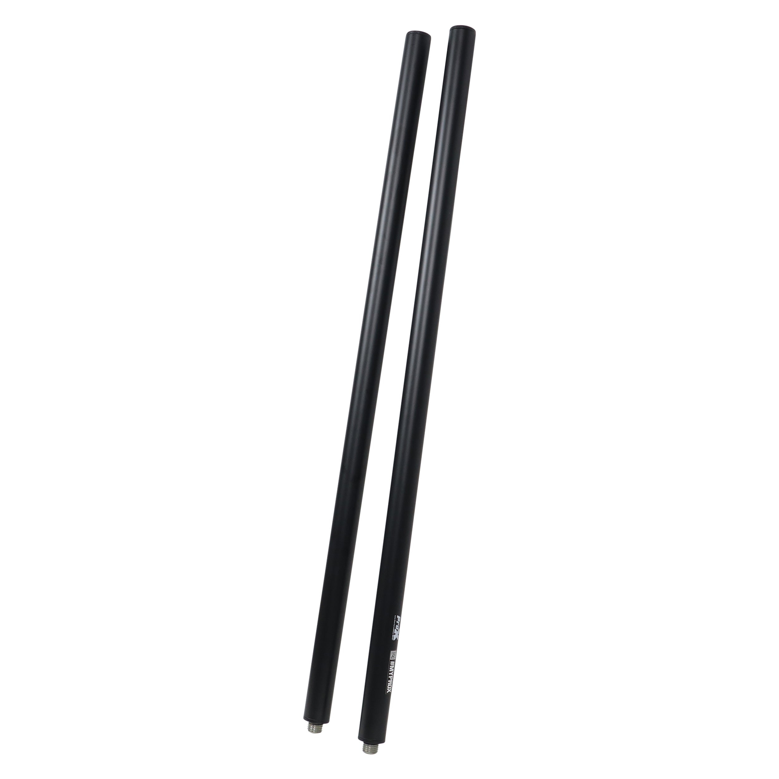 ProX X-POLE36X2BLK 36" Set of 2 Speaker Extension Poles with M20 Thread - Black by ProX