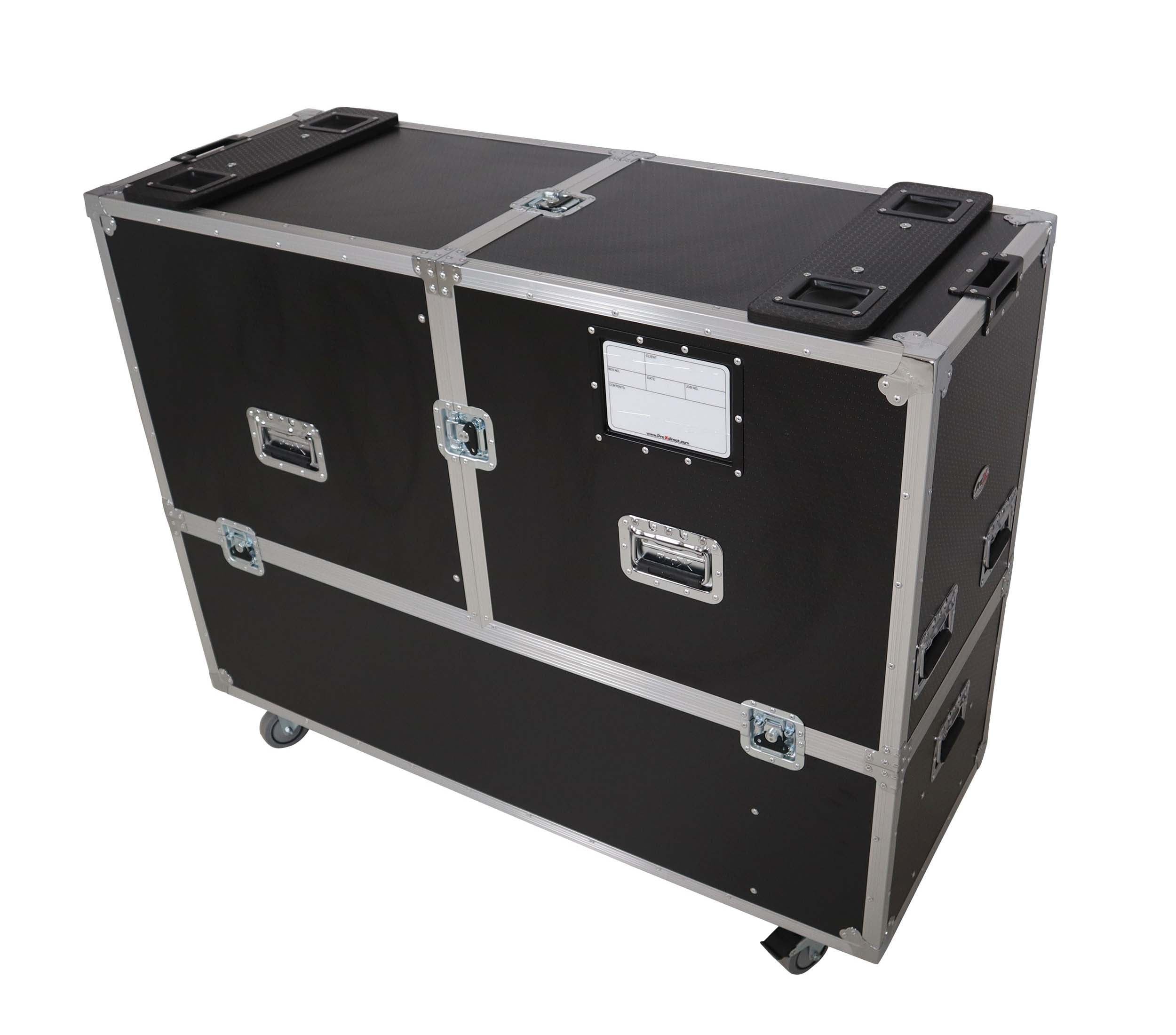 ProX XS-EVOLVE70X2W Flight Case for 2x Evolve 70 Compact Array Speakers - Columns and Subwoofers by ProX Cases
