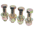 ProX XT-BTSBX4-G8 Set of 4 Hex Truss Bolts, Nuts and Washers - 5/8”-11 x 2.5", Yellow Zinc by ProX Cases