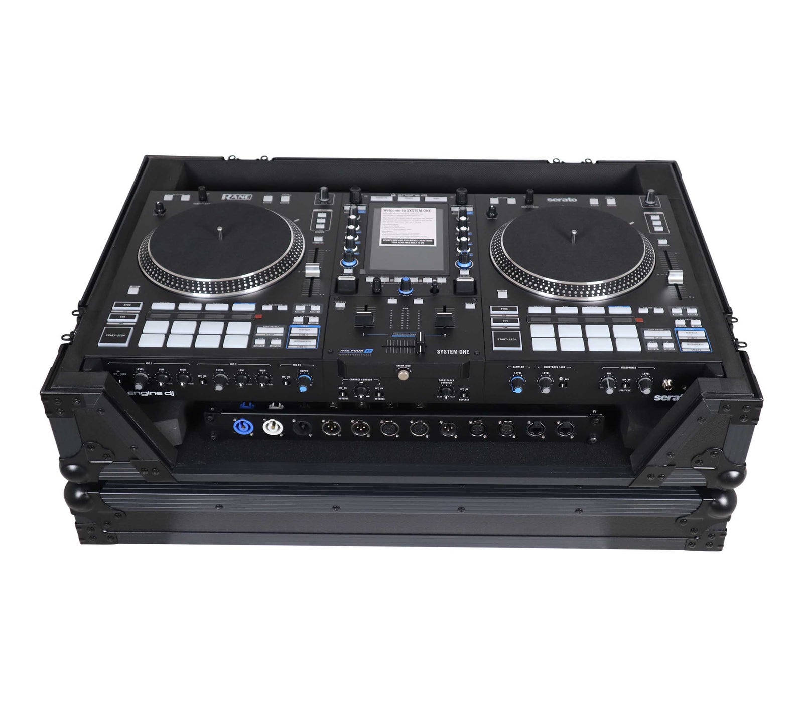 ProX XS-RANESYSONEWBL Flight Case for RANE SYSTEM ONE DJ Controller with Wheels - Black on Black by ProX Cases