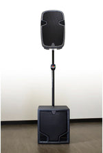 B-Stock: Ultimate Support SP-90B Telelock Speaker Pole with M20 Threaded Connection and Standard Subwoofer Adapter by Ultimate