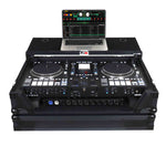 ProX XS-RANESYSONEWLTBLLED Flight Case for RANE SYSTEM ONE DJ Controller with Sliding Laptop Shelf - Black on Black by ProX Cases
