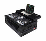 ProX XS-RANESYSONEWLTBLLED Flight Case for RANE SYSTEM ONE DJ Controller with Sliding Laptop Shelf - Black on Black by ProX Cases