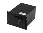 Odyssey ARHD04 4U Half Rack Mountable Lockable Drawer - Black by Odyssey