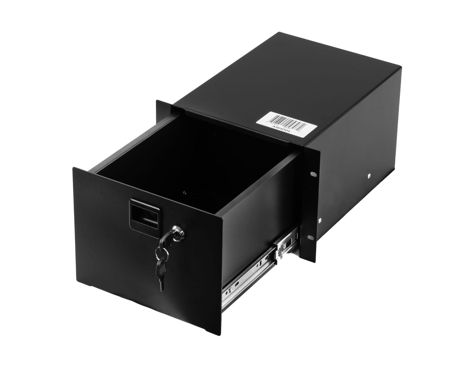 Odyssey ARHD04 4U Half Rack Mountable Lockable Drawer - Black by Odyssey