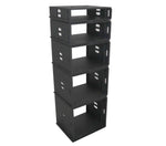 ProX XS-BLAQ4U14 4U Rack Case 14" Deep Vertical Amp Rack Polyurea Coated BLAQ Series by ProX Cases