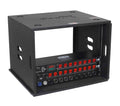 ProX XS-BLAQ8U14 8U Rack Case 14" Deep Vertical Amp Rack Polyurea Coated BLAQ Series by ProX Cases