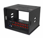 ProX XS-BLAQ8U14 8U Rack Case 14" Deep Vertical Amp Rack Polyurea Coated BLAQ Series by ProX Cases