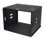 ProX XS-BLAQ8U14 8U Rack Case 14" Deep Vertical Amp Rack Polyurea Coated BLAQ Series by ProX Cases