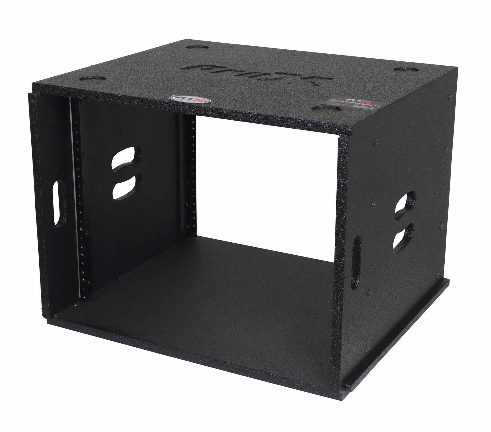 ProX XS-BLAQ8U14 8U Rack Case 14" Deep Vertical Amp Rack Polyurea Coated BLAQ Series by ProX Cases