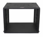 ProX XS-BLAQ8U14 8U Rack Case 14" Deep Vertical Amp Rack Polyurea Coated BLAQ Series by ProX Cases