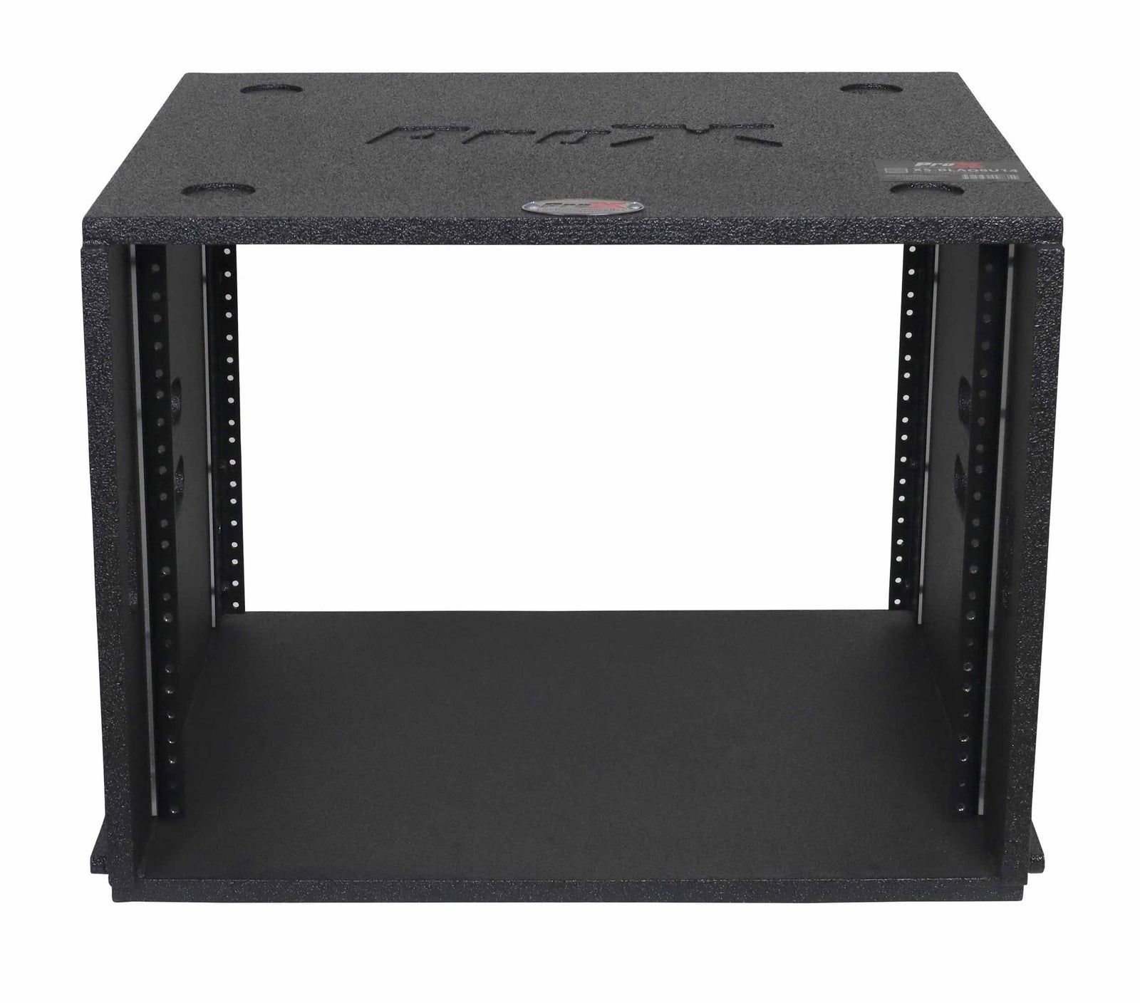 ProX XS-BLAQ8U14 8U Rack Case 14" Deep Vertical Amp Rack Polyurea Coated BLAQ Series by ProX Cases