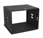 ProX XS-BLAQ8U14 8U Rack Case 14" Deep Vertical Amp Rack Polyurea Coated BLAQ Series by ProX Cases