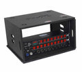 ProX XS-BLAQ6U14 6U Rack Case 14" Deep Vertical Amp Rack Polyurea Coated BLAQ Series by ProX Cases
